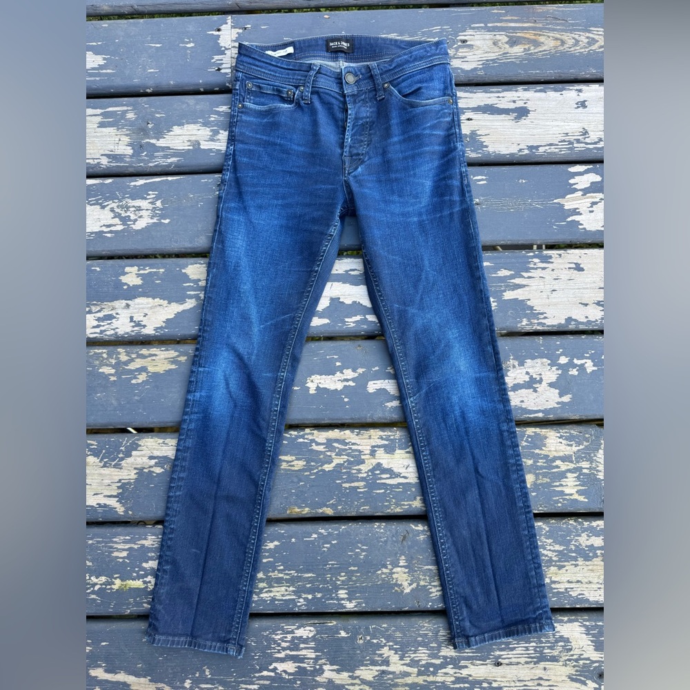 Jack & Jones Deep Blue Slim Jeans